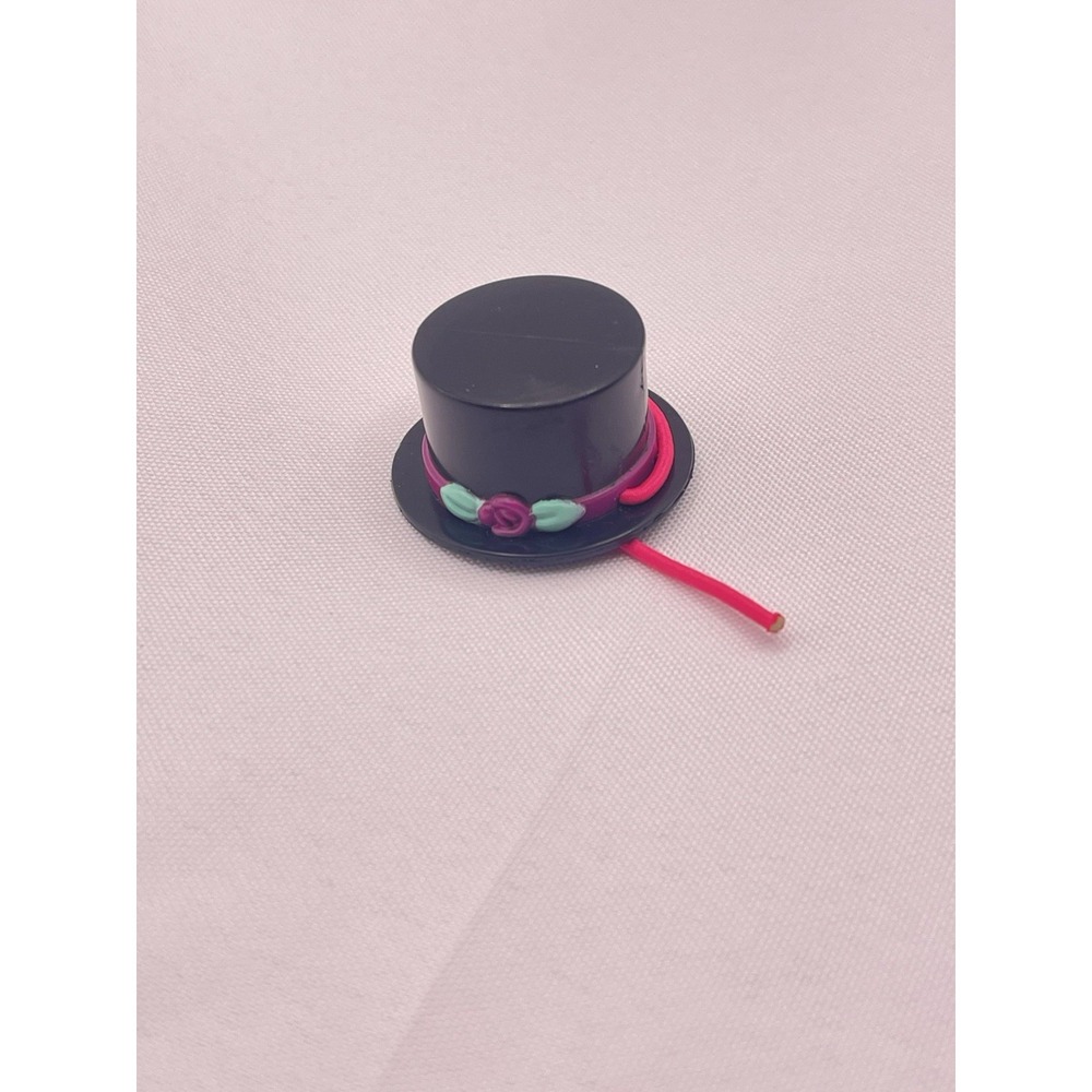 Hat Pastel Black Barbie Fashion Clone Doll Hat